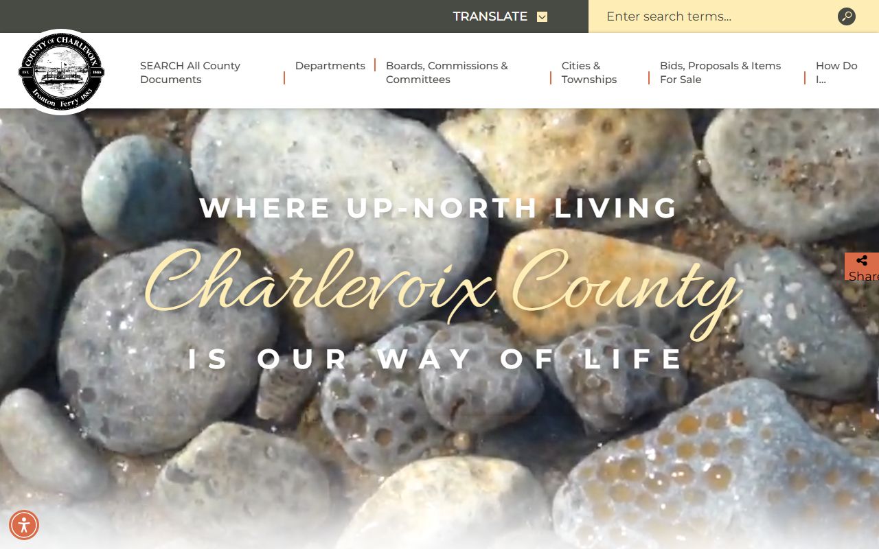 Charlevoix County public records official government website