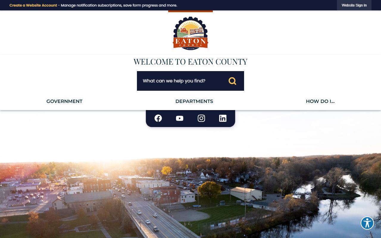 Eaton County public records - county website