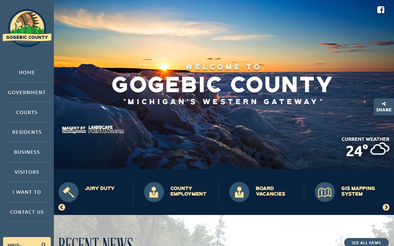 Gogebic County public records - county website