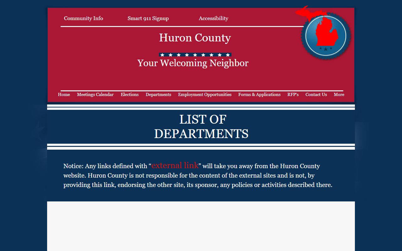 Huron County equalization department property records portal