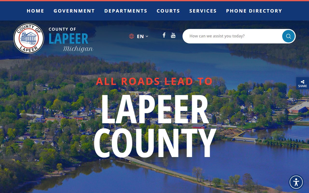Lapeer County Michigan public records website