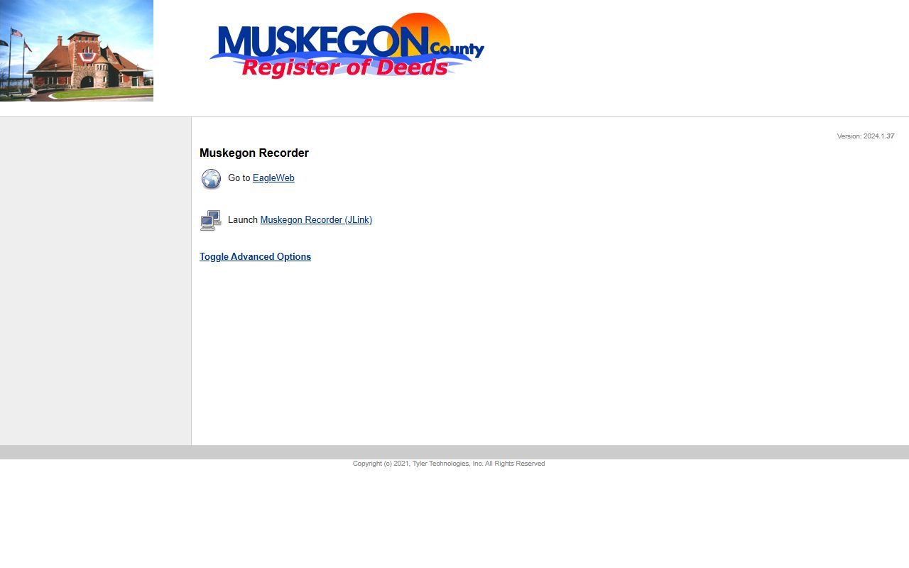Muskegon County property records search portal